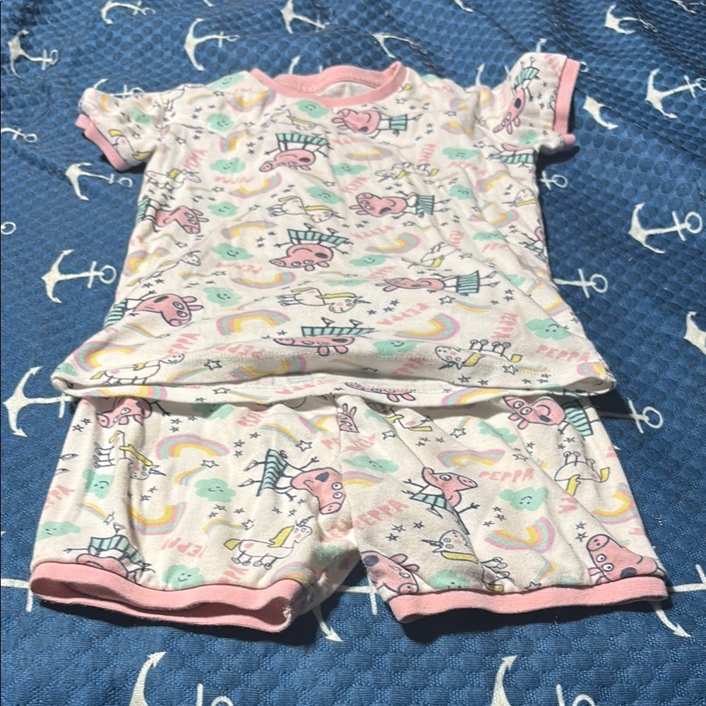 Kids Pajamas with Pink Accents